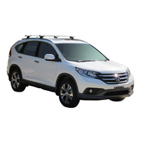 Prorack Silver 2 Bar Aero Through Bar kit to suit Honda CR-V N/Sport N 5dr SUV (2012 - 2015)