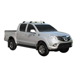 Prorack Silver 2 Bar Aero Flush Bar kit to suit Foton Tunland Double Cab 4dr Ute (2012 - Current)