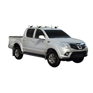 Prorack Silver 2 Bar Aero Through Bar kit to suit Foton Tunland Double Cab 4dr Ute (2012 - Current)