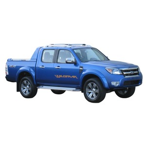 Prorack Silver 2 Bar Aero Rail Bar kit to suit Ford Ranger Wildtrak 4dr Ute (2009 - 2011)