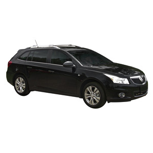 Prorack Silver 2 Bar Aero Rail Bar kit to suit Holden Cruze 5dr Wagon (2013 - 2016)