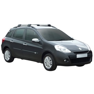 Prorack Black 2 Bar Aero Flush Bar kit to suit Renault Clio Sports Tourer 5dr Wagon (2007 - Current)