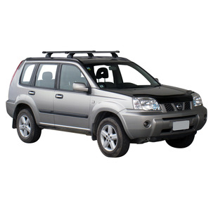 Prorack Silver 2 Bar Heavy Duty Through Bar kit to suit Nissan X-Trail 5dr SUV (10/2001 - 9/2007)