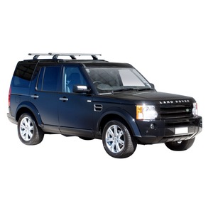 Prorack Silver 2 Bar Heavy Duty Through Bar kit to suit Land Rover Discovery 3 5dr SUV (11/2004 - 2009)