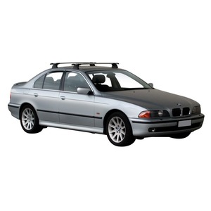 Prorack Silver 2 Bar Aero Through Bar kit to suit BMW 5 Series E39 4dr Sedan (4/1996 - 9/2003)