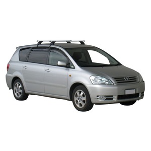 Prorack Silver 2 Bar Standard Through Bar kit to suit Toyota Ipsum 5dr MPV (2001 - 2006)