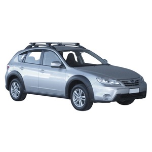 Prorack Silver 2 Bar Aero Through Bar kit to suit Subaru Impreza XV 5dr Hatch (6/2010 - 2011)