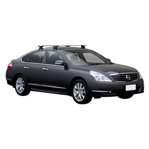 Prorack Silver 2 Bar Aero Through Bar kit to suit Nissan Maxima 4dr Sedan (2009 - Current)