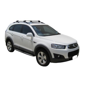 Prorack Black 2 Bar Aero Flush Bar kit to suit Holden Captiva 7 5dr SUV (10/2006 - 2018)