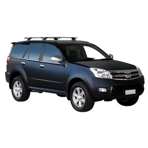 Prorack Silver 2 Bar Aero Through Bar kit to suit Great Wall X240 5dr SUV (11/2009 - Current)
