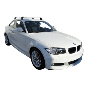 Prorack Silver 2 Bar Aero Flush Bar kit to suit BMW 1 Series E82 2dr Coupe (2007 - 2013)
