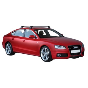 Prorack Silver 2 Bar Aero Flush Bar kit to suit Audi A5/S5/RS5 Sportback 5dr Coupe (2009 - 2016)