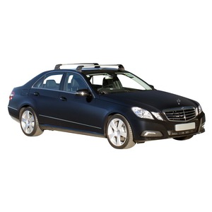 Prorack Black 2 Bar Aero Flush Bar kit to suit Mercedes-Benz E-Class W212 4dr Sedan (2009 - 5/2016)