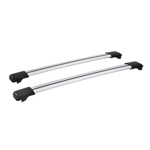 Prorack Silver 2 Bar Aero Rail Bar kit to suit Nissan Camino Import 5dr Wagon (1997 - 2001)