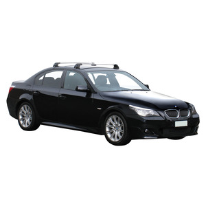 Prorack Silver 2 Bar Aero Flush Bar kit to suit BMW 5 Series E60 4dr Sedan (2003 - 2009)