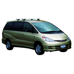 Prorack Black 2 Bar Aero Through Bar kit to suit Toyota Previa 5dr MPV (2000 - 4/2006)