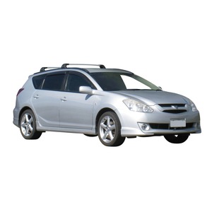 Prorack Silver 2 Bar Aero Flush Bar kit to suit Toyota Caldina 5dr Wagon (2002 - 2007)