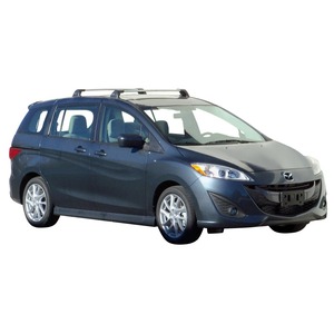 Prorack Silver 2 Bar Aero Flush Bar kit to suit Mazda Premacy 5dr MPV (7/2010 - Current)