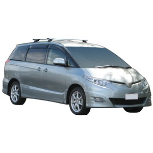 Prorack Black 2 Bar Aero Through Bar kit to suit Toyota Estima 5dr MPV (5/2006 - Current)