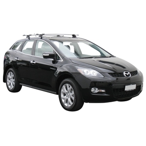 Prorack Black 2 Bar Aero Through Bar kit to suit Mazda CX-7 5dr SUV (11/2006 - 2012)