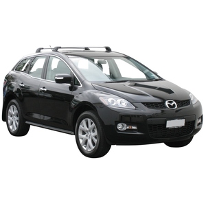 Prorack Silver 2 Bar Aero Flush Bar kit to suit Mazda CX-7 5dr SUV (11/2006 - 2012)