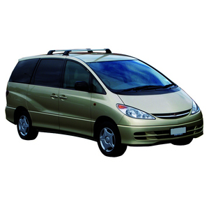 Prorack Silver 2 Bar Aero Flush Bar kit to suit Toyota Previa 5dr MPV (2000 - 4/2006)