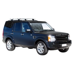 Prorack Black 2 Bar Aero Through Bar kit to suit Land Rover Discovery 3 5dr SUV (11/2004 - 2009)