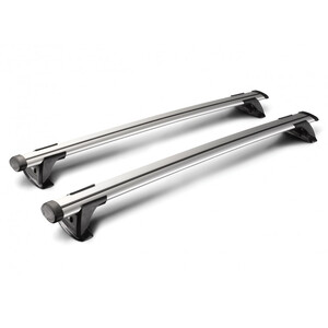 Yakima Silver 2 Bar Roof Rack - Audi A6/S6/RS6 Avant 5dr Wagon 11/94 - 9/97 (S16Y & K328)