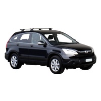 Prorack Silver 2 Bar Aero Through Bar kit to suit Honda CR-V 5dr SUV (2007 - 2012)