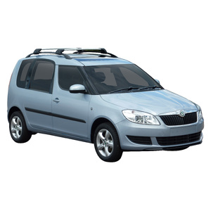 Prorack Silver 2 Bar Aero Flush Bar kit to suit Skoda Roomster 5dr MPV (2006 - Current)