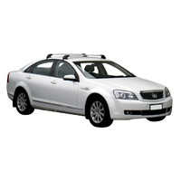 Prorack Silver 2 Bar Aero Flush Bar kit to suit Holden Statesman WM 4dr Sedan (2006 - 2020)