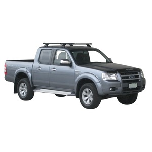Prorack Black 2 Bar Heavy Duty Through Bar kit to suit Ford Ranger Crew Cab 4dr Ute (11/2006 - 2011)