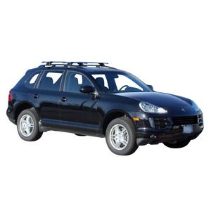 Prorack Black 2 Bar Aero Through Bar kit to suit Porsche Cayenne 5dr SUV (2002 - 2010)