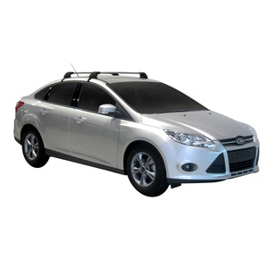 Prorack Black 2 Bar Aero Flush Bar kit to suit Ford Focus 4dr Sedan (10/2011 - 2018)
