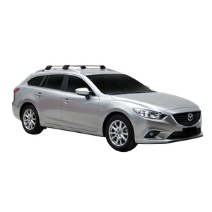 Prorack Black 2 Bar Aero Flush Bar kit to suit Mazda 6 5dr Wagon (2012 - Current)