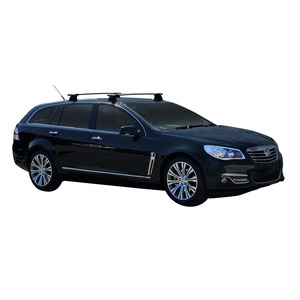 Prorack Black 2 Bar Aero Through Bar kit to suit Holden Commodore VF 5dr Wagon (6/2013 - 3/2017)