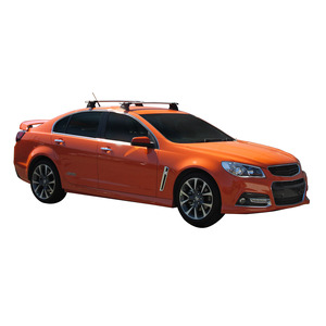 Prorack Black 2 Bar Aero Through Bar kit to suit Holden Commodore VF 4dr Sedan (6/2013 - 3/2017)