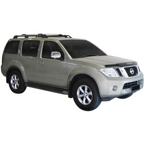 Prorack Silver 2 Bar Aero Flush Bar kit to suit Nissan Pathfinder R51 5dr SUV (2005 - 9/2013)