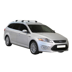 Prorack Black 2 Bar Aero Flush Bar kit to suit Ford Mondeo 5dr Wagon (10/2007 - 2013)