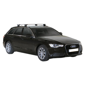 Prorack Silver 2 Bar Aero Through Bar kit to suit Audi A6/S6/RS6 Avant 5dr Wagon (2011 - 2018)