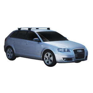 Prorack Black 2 Bar Aero Through Bar kit to suit Audi A3/S3/RS3 Sportback 5dr Hatch (2004 - 2012)