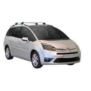 Prorack Silver 2 Bar Aero Flush Bar kit to suit Citroen C4 Picasso 5dr SUV (2006 - 2014)