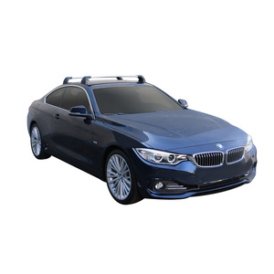 Prorack Silver 2 Bar Aero Flush Bar kit to suit BMW 4 Series 2dr Coupe (2014 - 7/2017)