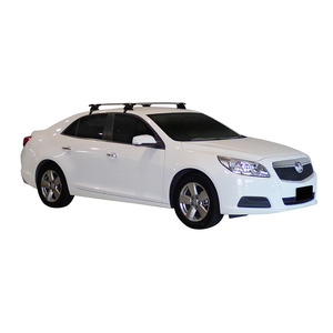 Prorack Black 2 Bar Aero Through Bar kit to suit Holden Malibu 4dr Sedan (2013 - Current)