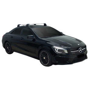 Prorack Black 2 Bar Aero Flush Bar kit to suit Mercedes-Benz CLA 4dr Coupe (2013 - Current)