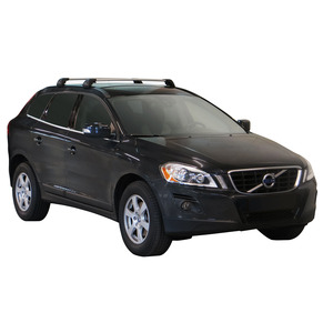 Prorack Silver 2 Bar Aero Flush Bar kit to suit Volvo XC60 5dr SUV (2009 - 10/2017)