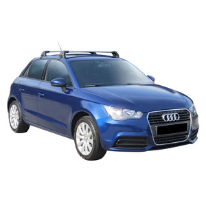 Prorack Silver 2 Bar Aero Flush Bar kit to suit Audi A1/S1 Sportback 5dr Hatch (2012 - 2018)