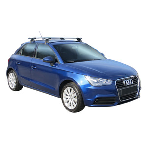 Prorack Black 2 Bar Aero Through Bar kit to suit Audi A1/S1 Sportback 5dr Hatch (2012 - 2018)