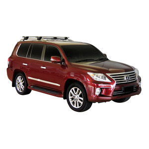 Prorack Black 2 Bar Aero Through Bar kit to suit Lexus LX 5dr SUV (2008 - 2015)