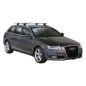 Prorack Silver 2 Bar Aero Through Bar kit to suit Audi A6/S6/RS6 Avant 5dr Wagon (2005 - 2010)